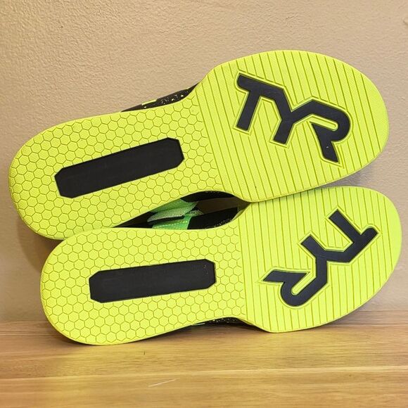 TYR L-1 Lifter Limited Edition Attak Yellow Black Weightlifting Shoes Men's 11 - Picture 6 of 7